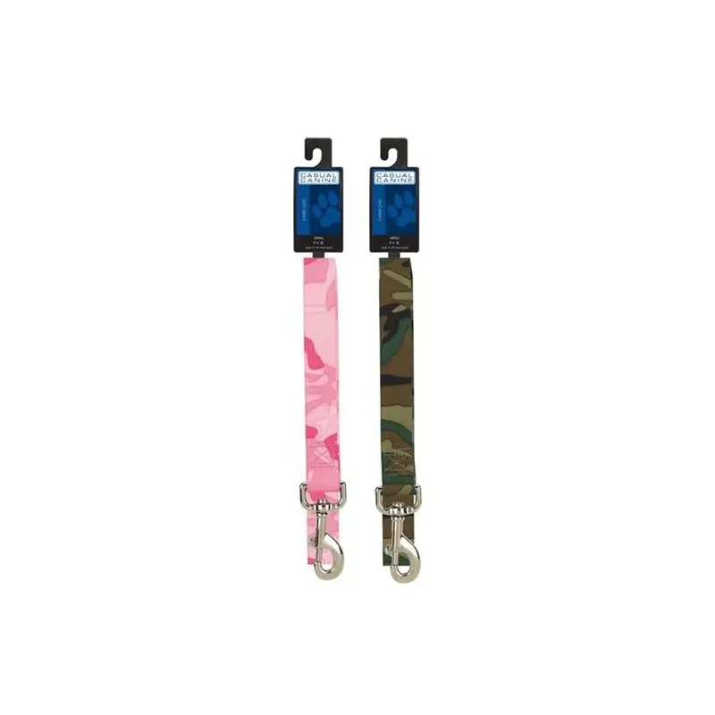 Partyanimal Green 6 Ft. X 1 In. Camo Dog Lead, 6Ft