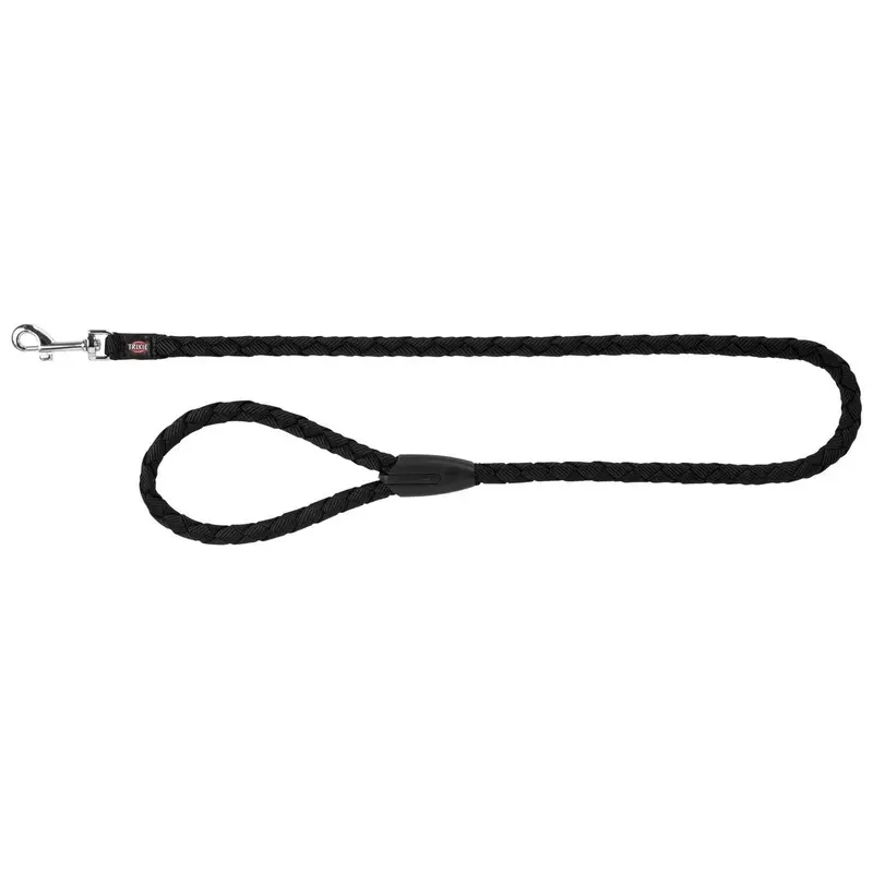 Trixie Cavo Leash - M/ 12 Mm Black Size 1.00