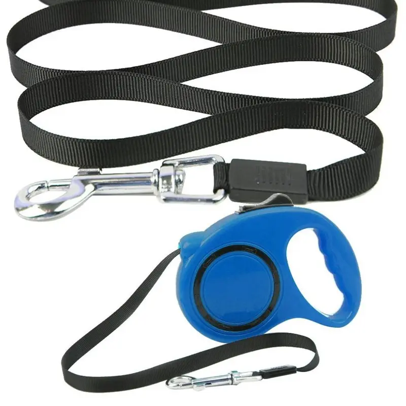 Buddy System Pet Leash 9.8Ft Retractable Dog Leash For Dogs Durable Adjustable Small