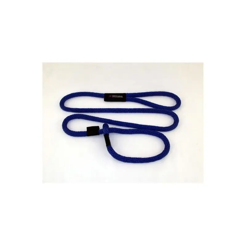 Soft Lines Blue Dog Slip Leash 0.5 In. Diameter By 10 Ft. - Royal 0.5In