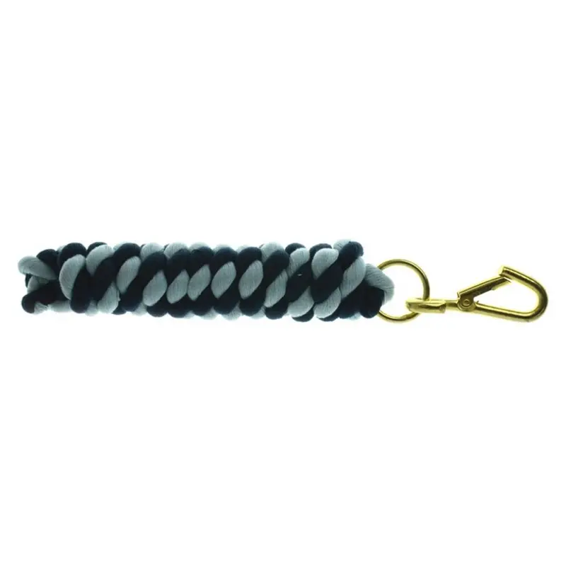 Hy Blue (2.2 Metres, Navy/Cambridge ) Two Tone Twisted Lead Rope Size 2.2