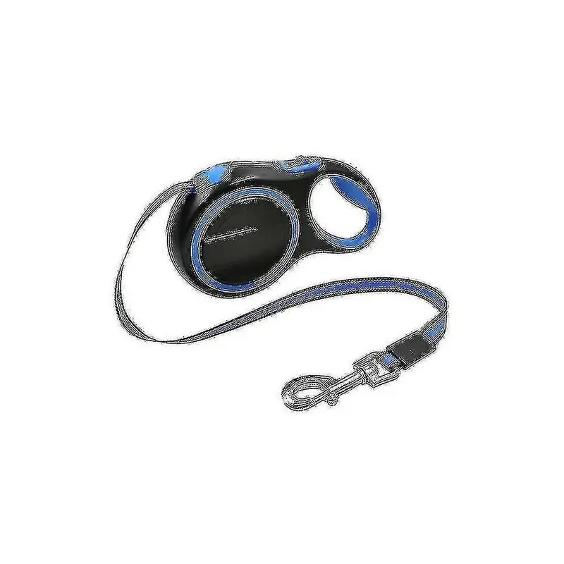 Kikidex Blue (5M - 20Kg, ) Nylon Automatic Extending Pet Leash For Dogs Large