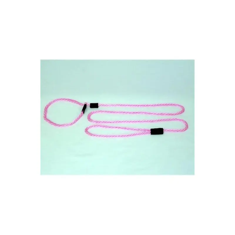 Good Boy Organics Pink Dog Slip Leash 0.25 In. Diameter By 6 Ft. - Hot Small