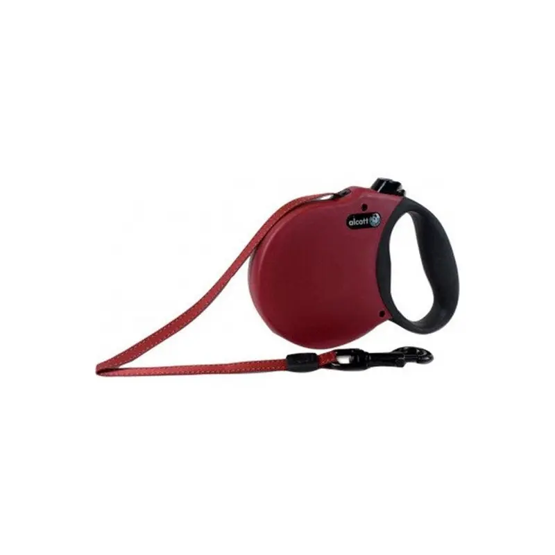 Paws Alcott Red Rlsh Aa Lg Rd 16 Ft. Retractable Leash, - Large
