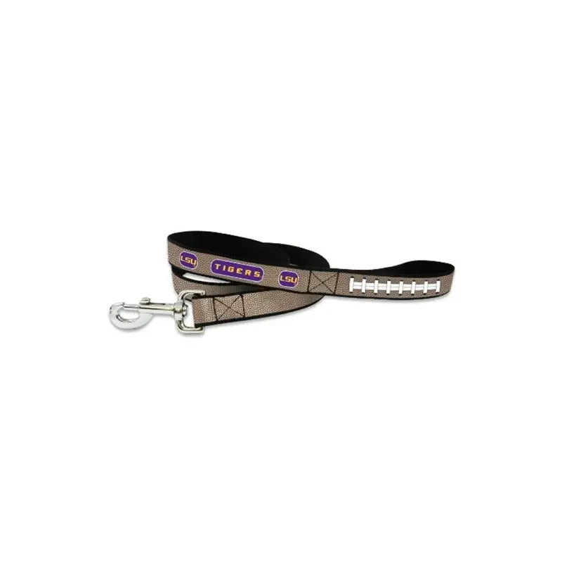 Remember The Game Lsu Tigers Reflective Football Alternate Pet Leash - Large