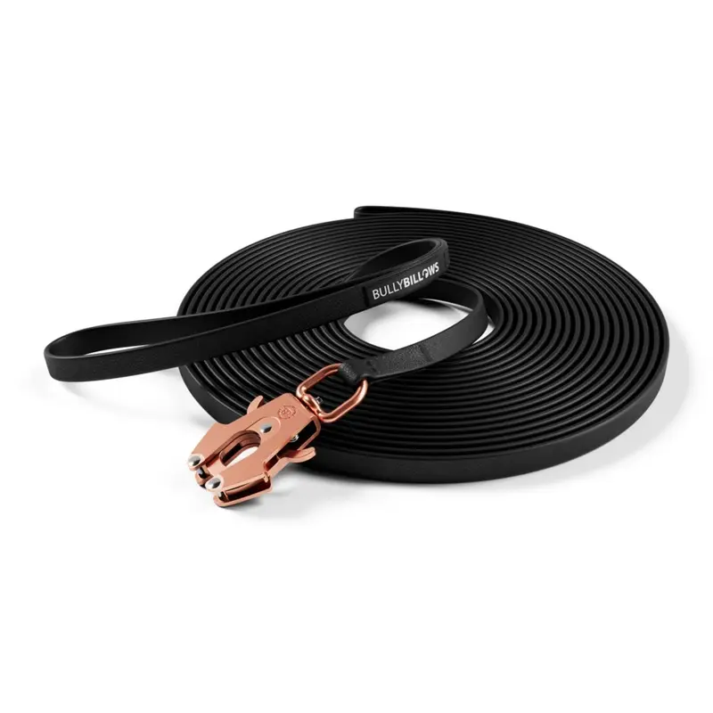 Bullybillows Recall Billowthane Dog Lead 10M Rose Gold