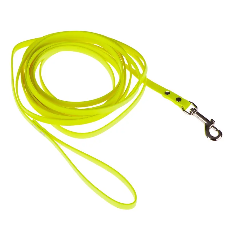 Heim Biothane Long Dog Lead - Fluorescent Yellow - 5M