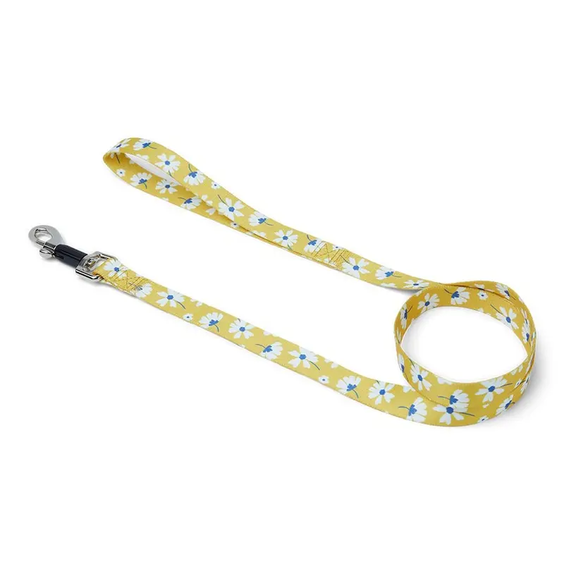 Pets At Home Daisy Print Dog Lead Yellow