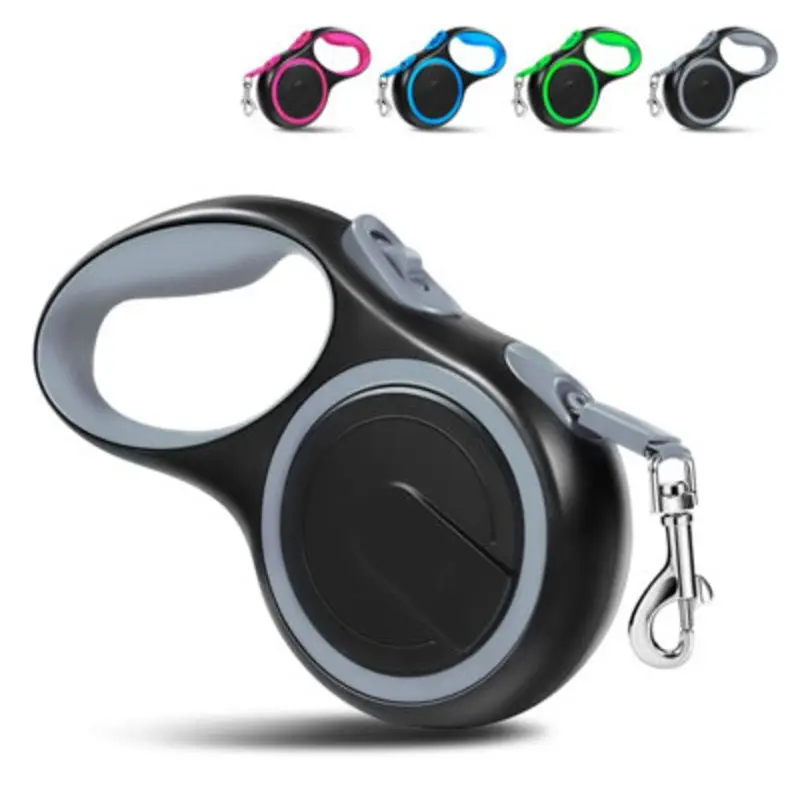Extrastar Retractable Pet Leash 5M Heavy Duty, 20Kg Black