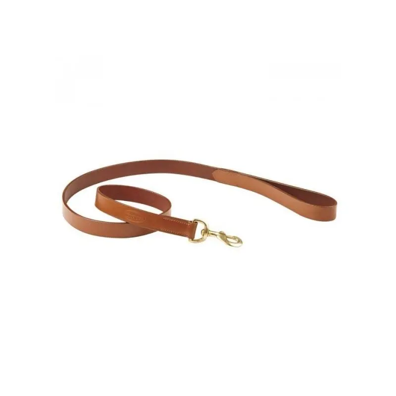 Weatherbeeta Padded Leather Dog Lead - Tan - Medium