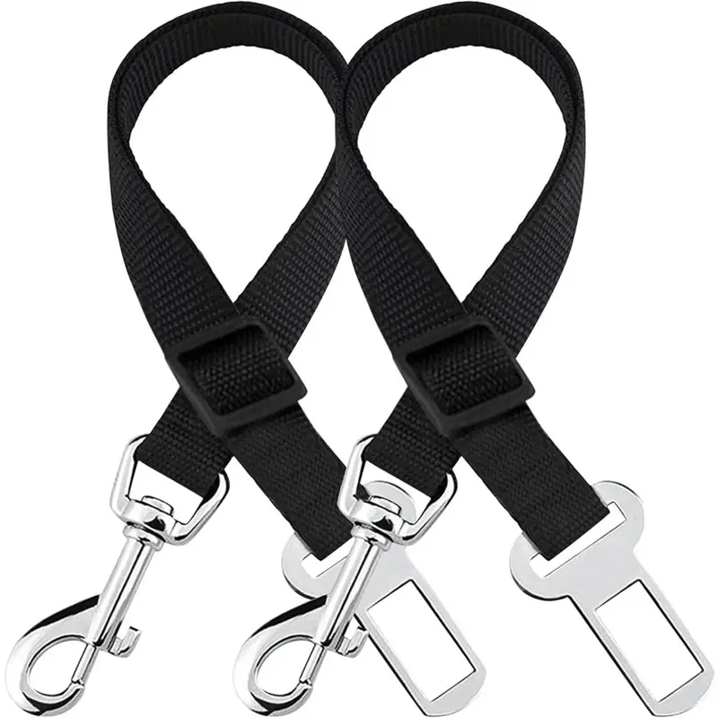 Zeuxo Adjustable Nylon Dog Car Seat Belt