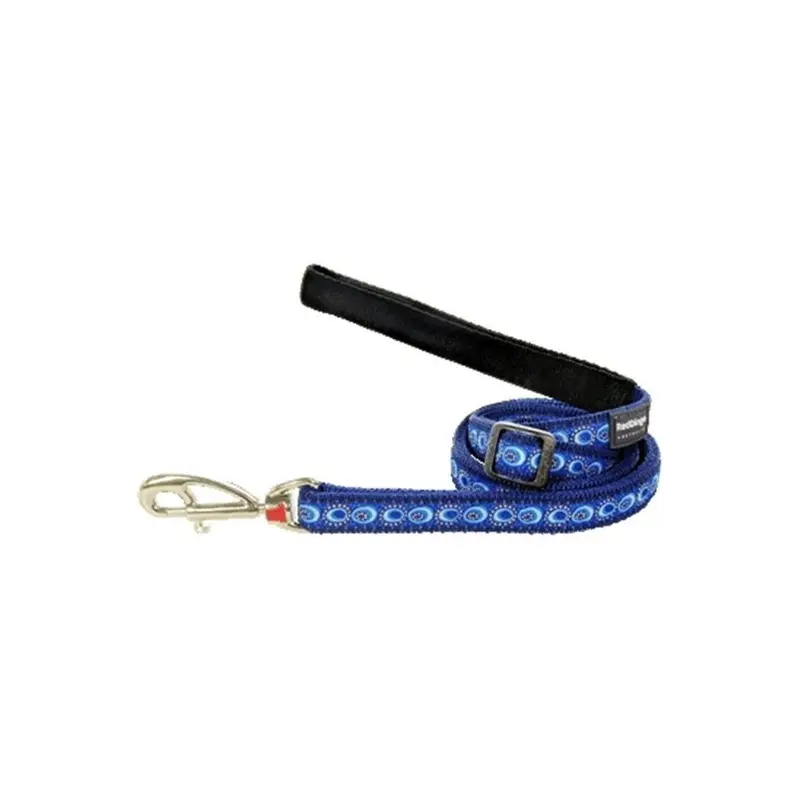 Petpath Blue Dog Lead Design Cosmos Dark Small