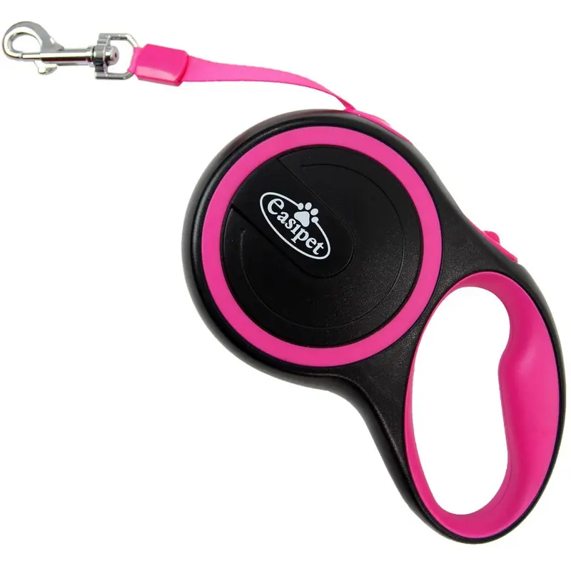 Actiaspet Pink Retractable Dog Lead Training Pet Leash Extendable 5M