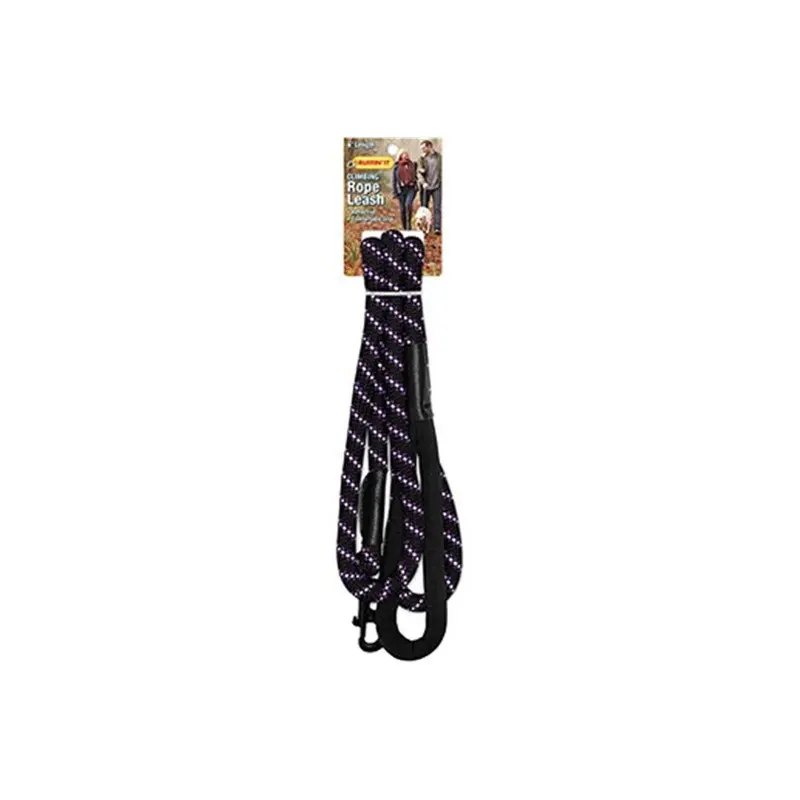 Ruffin It Purple 780278 Climbing Rope Reflective Leash,