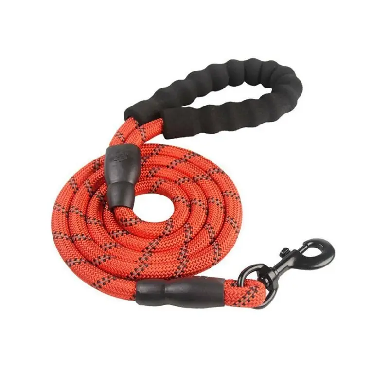 Red (Red) Outdoors Pets Dogs Leash Braided Rope Pet Leads Strong Dog Walking Size 1
