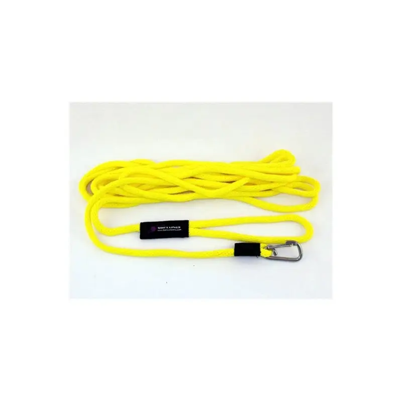 Soft Lines Yellow Floating Dog Swim Snap Leashes 0.25 In. Diameter By 50 Ft. 0.25In