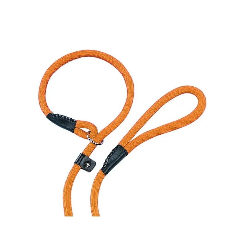 Nobby Fun Uni Retriever Dog Leash, 170 cm Length x 9 mm Width, Orange