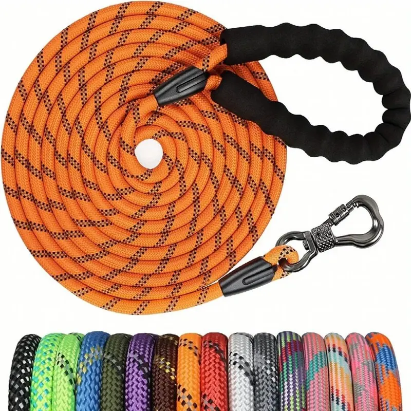 Multicoloured Heavy Duty Dog Leash Comfortable Padded Handle For Walking & Dogs Small