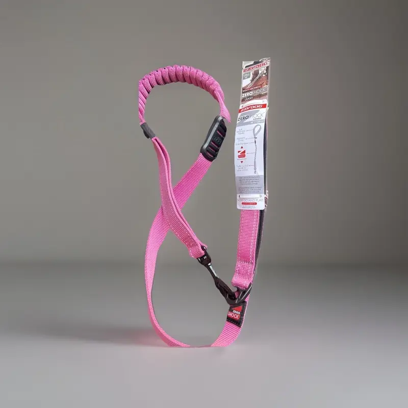 EZYDOG Zero Shock Leash. 48inch Pink
