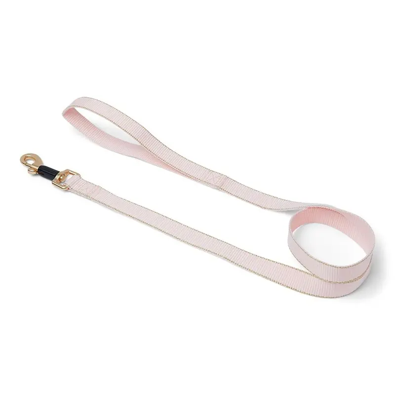 Pets At Home Gold Trim Dog Lead Pink