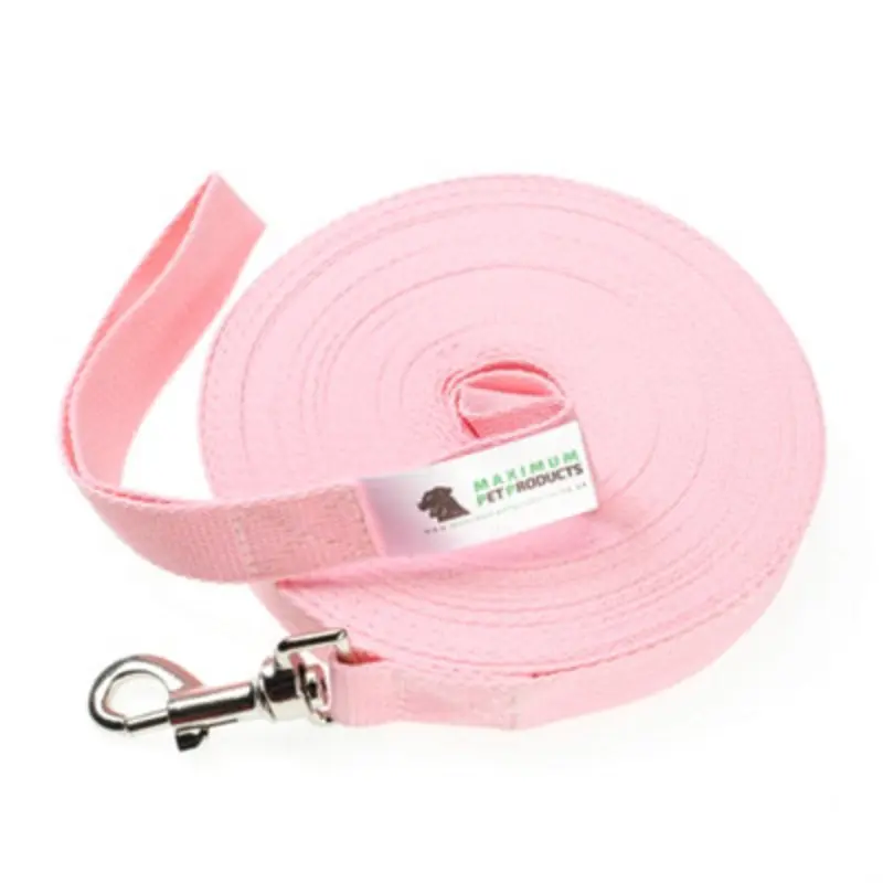B&Q 50Ft/6M Strong Dog Training Lead Pink
