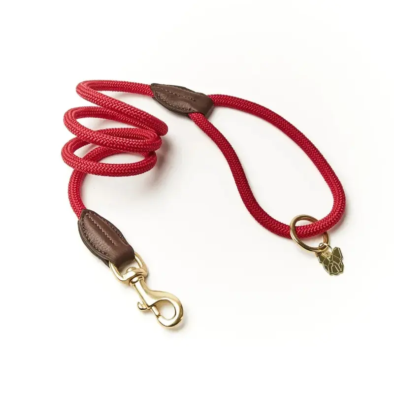 Digby & Fox Unisex Red Digby And Fox Fine Rope Lead