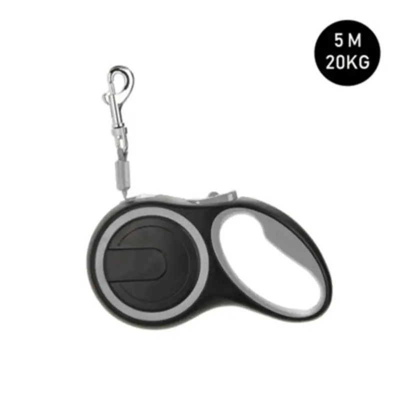 Thehotsale Grey Length Automatic Retractable Pet Leash 5M