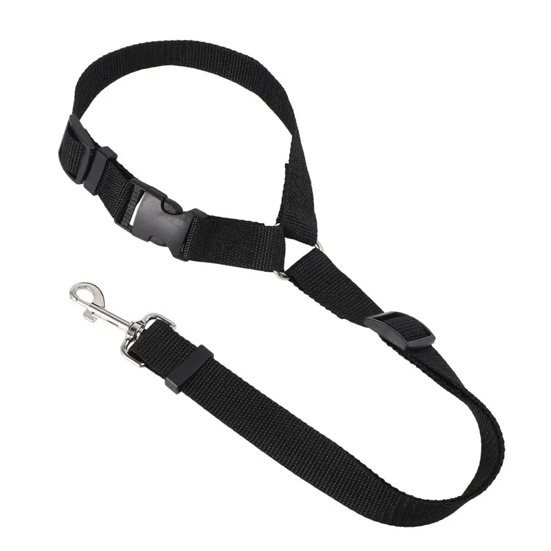 Exogio Dog Cat Pet Safety Adjustable Car Seat Belt Harness Leash