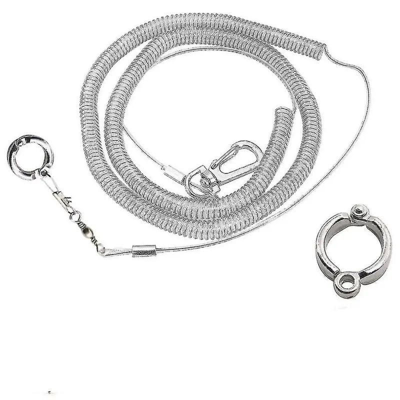 Light Zk-Ultra Parrot Bird Harness, Anti Bite Birds Flying Training Rope