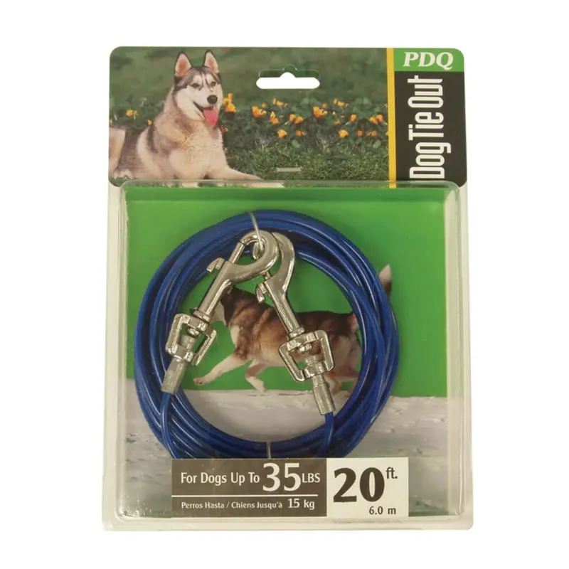 Boss Pet Products In Cable Dog Tie Out 20Med (Pack Of 1) Size 1