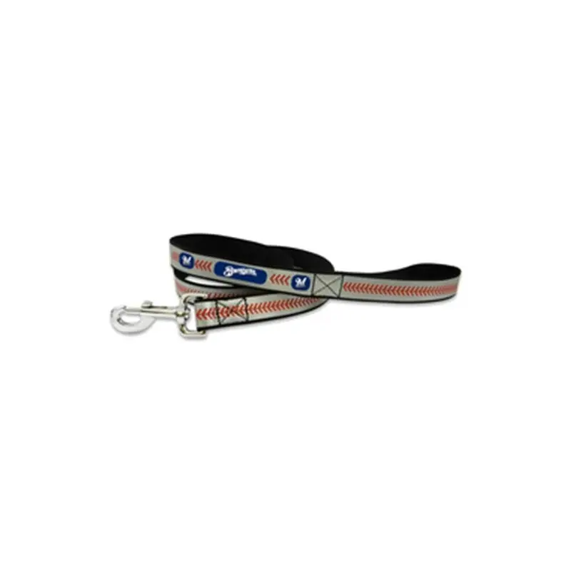 Signed And Sealed Milwaukee Brewers Reflective Baseball Leash - Large