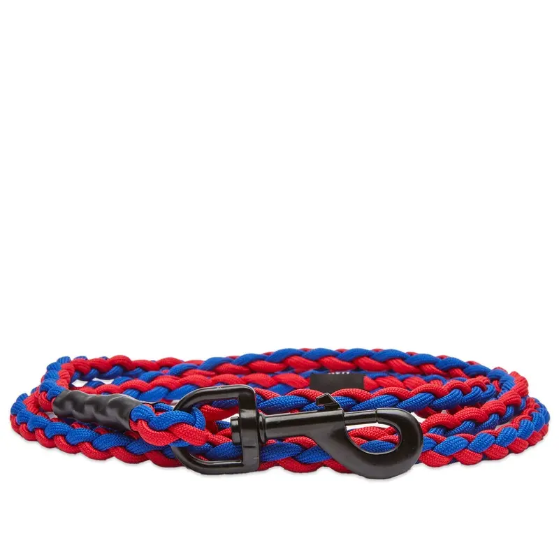 Hay Unisex Red/Blue Braided Leash