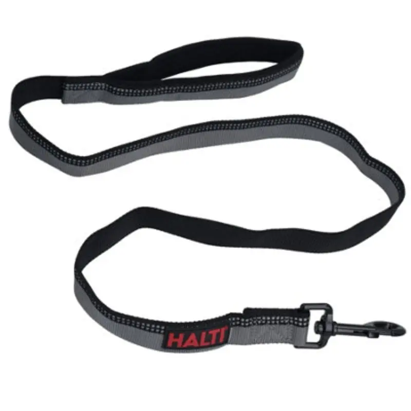 Ab Tools Large Halti Dog Walking Lead Leash Durable Reflective Neoprene Padded Grey
