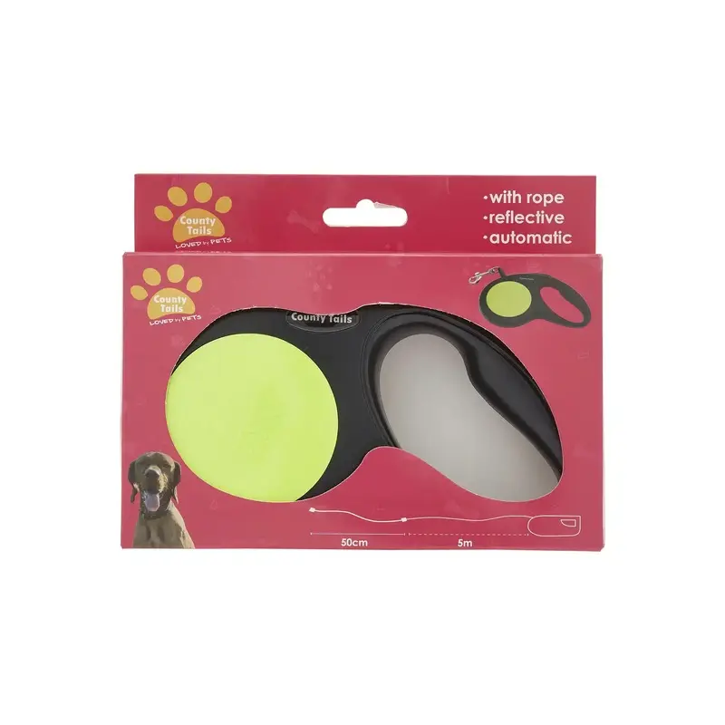 County Tails Unisex Extendable Lead 5M Medium