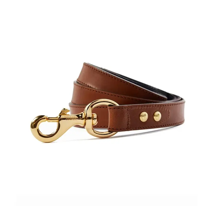 Holland Cooper Unisex Brown Classic Dog Lead - Chestnut