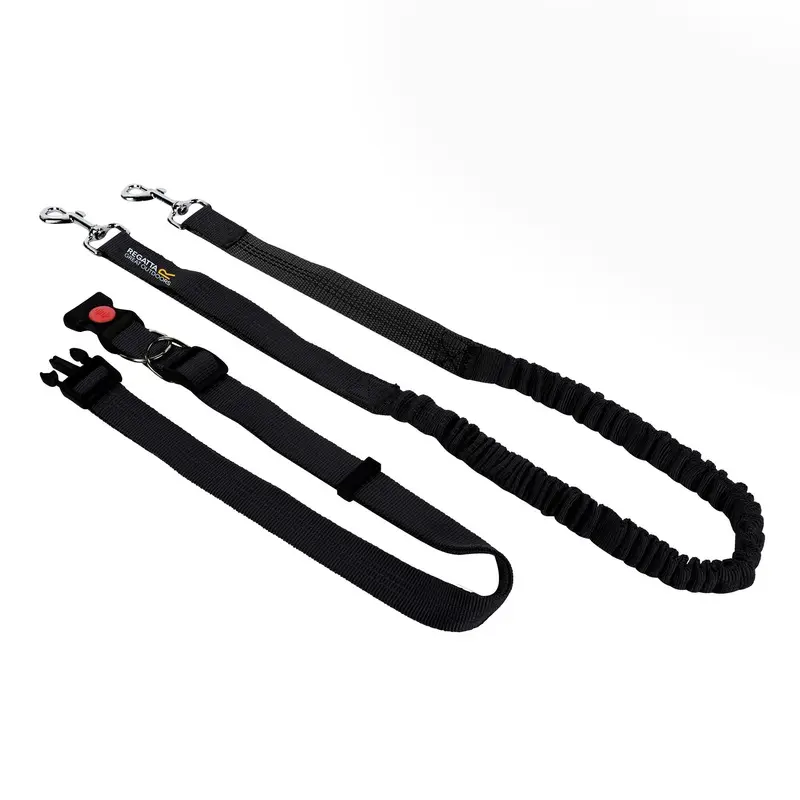Regatta Unisex Black Hands Free Jogging Dog Lead
