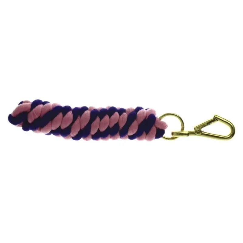 Hy Purple (2.2 Metres, Pink/Purple) Two Tone Twisted Lead Rope Size 2.2