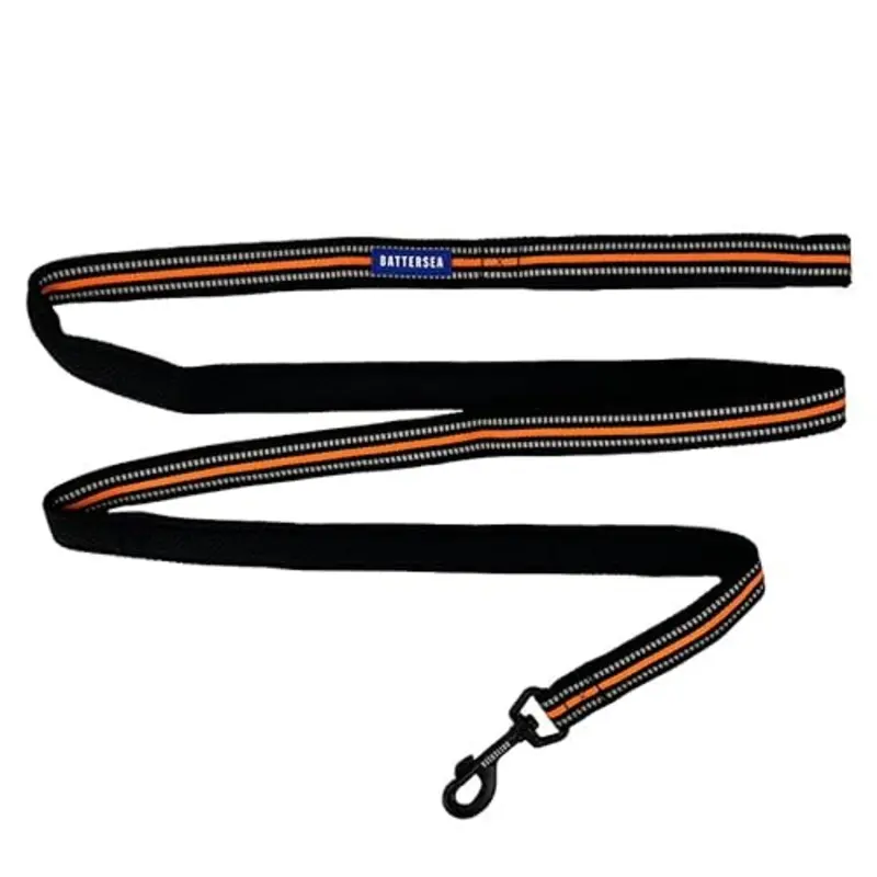 Battersea Reflective Dog Lead Orange 200 cm