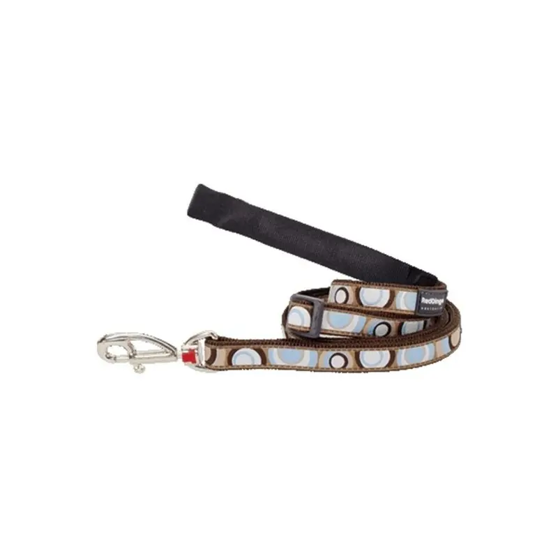 Red Dingo L6-Ci-Br-Sm Dog Lead Design Circadelic Brown, Small