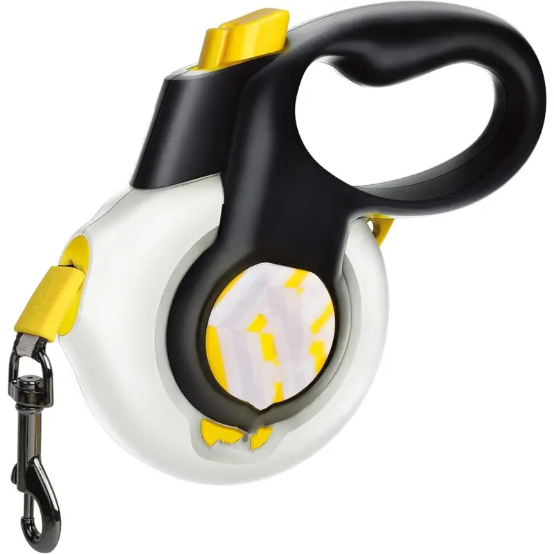 Black ) Retractable Dog Lead, Anti Pull Patented Design For Dog Pulling Large
