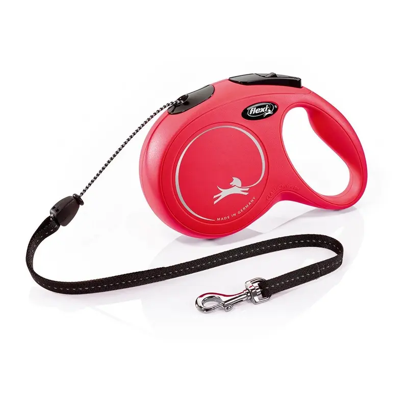 Flexi New Classic Cord Dog Lead 8M - Red Medium