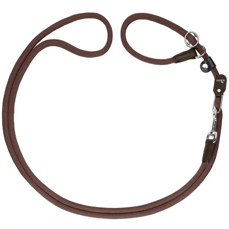 New Hunter Freestyle Retriever Leash, 10 Mm Diameter X 260 Cm Length, Brown 43678