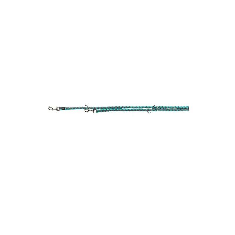 New Trixie Cavo Adjustable Dog Leash - Ocean/Graphite, L Black Large