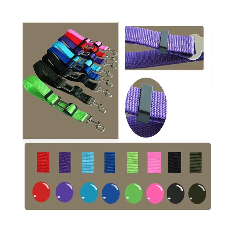 Pet Car Vehicle Dog Cat Safety Seatbelt Seat Belt Harness Adjustable Vogue Lead
