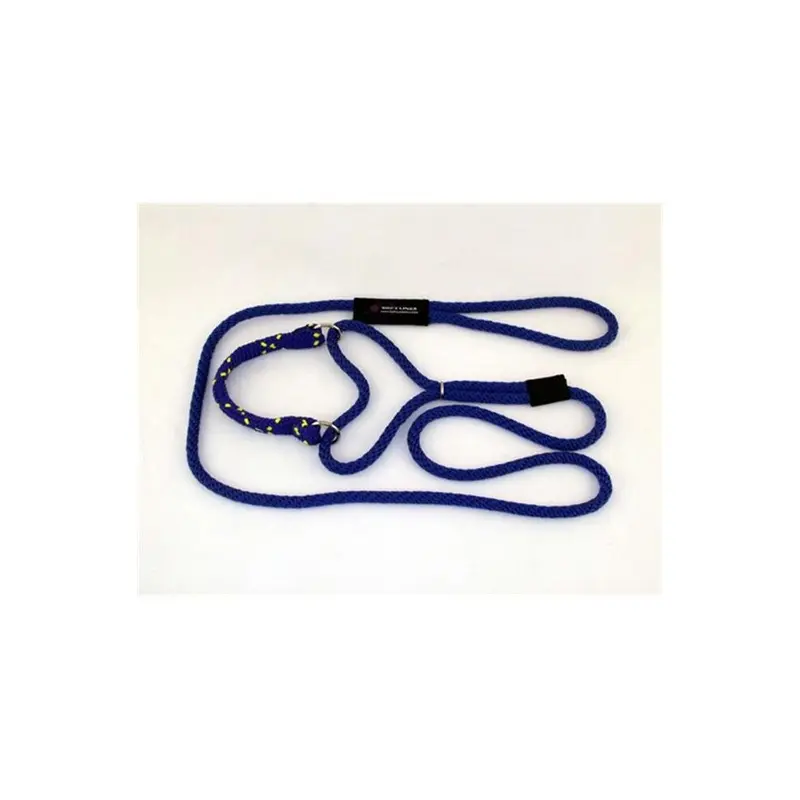 Soft Lines Yellow Pml06royal- Martingale Dog Leash 6 Ft., Royal And Large