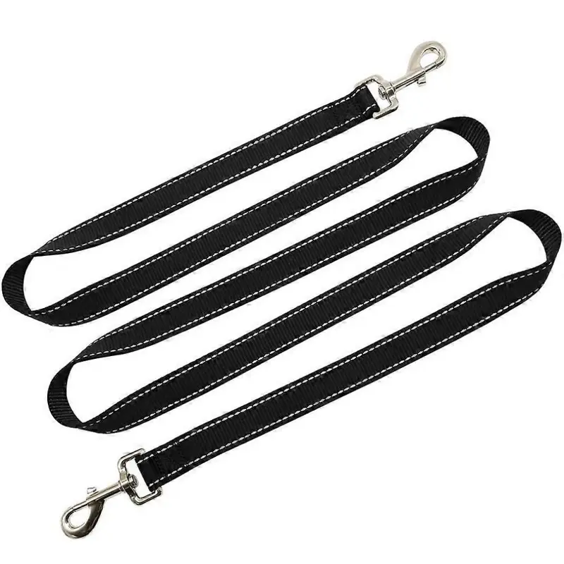 (As Show, One ) Reflective Thick Dog Leash For Indoor Outdoor Use Foot 1 Wide Size 6