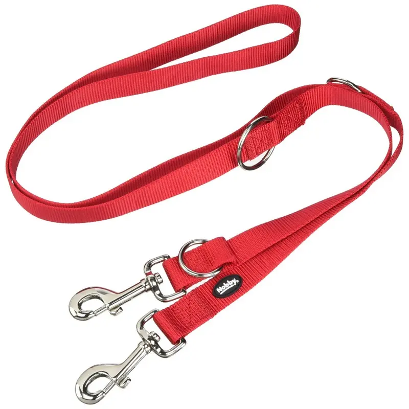 Nobby Red Training Leash Classic, 200 Cm/25 Mm, Size 2.5