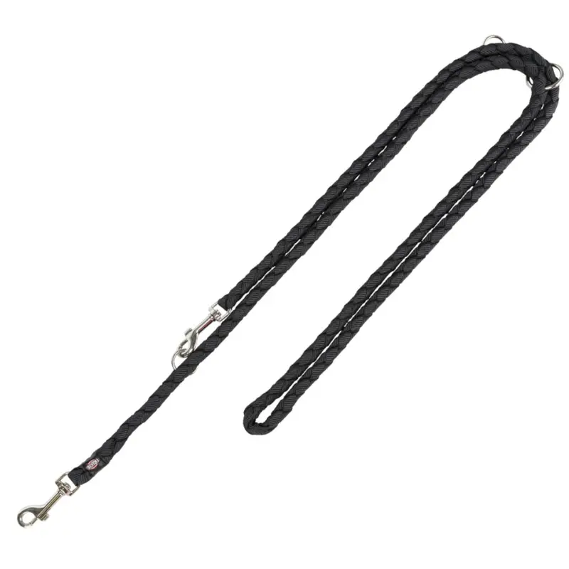 Trixie Cavo Extension Leash, Black - Size L - Xl: 200 Cm Long, Diameter 18 Mm