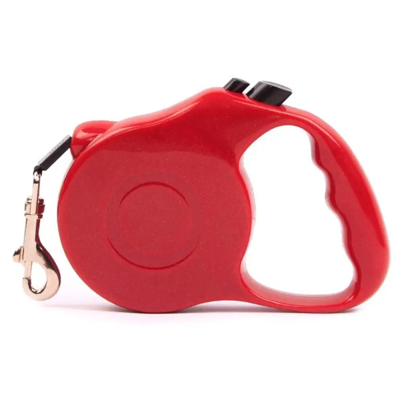 Zhihuan Red (, 5M) Automatic Retractable Dog Leash 5M