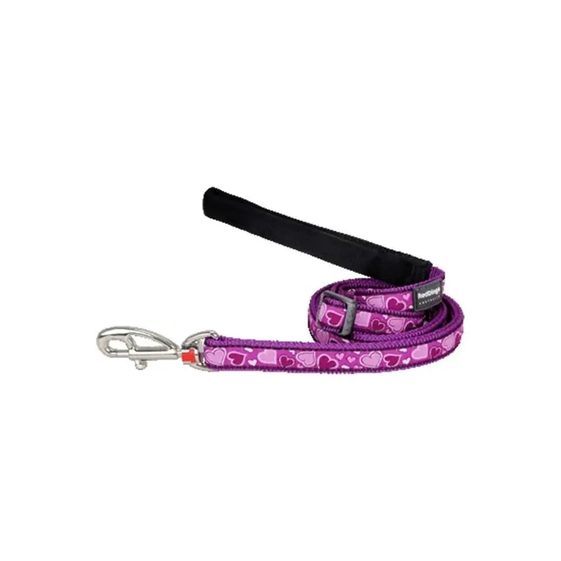 Red Dingo Red,Purple Dog Lead Design Breezy Love Purple- Medium